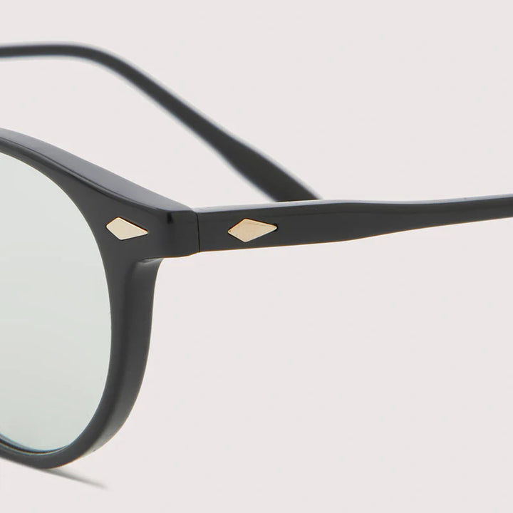 NOCHINO OPTICAL - TSUKIYOMI #2 GLOSS BLACK × GREY GREEN to D.GREY (調光モデル)
