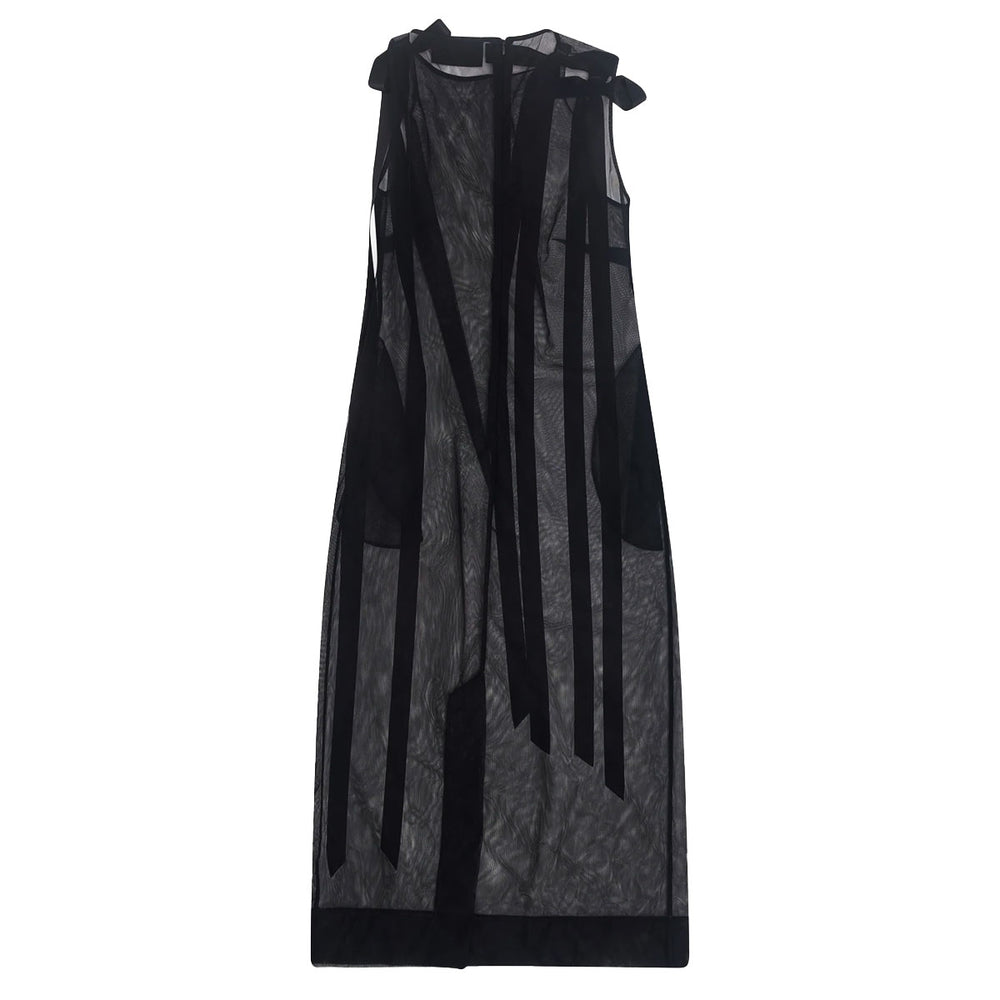 Simone Rocha - Sheer Bow Ribbon Tail Dress