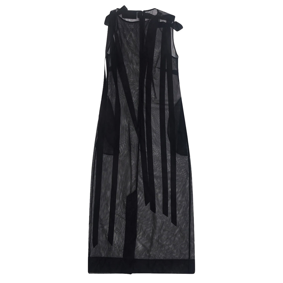 Simone Rocha - Sheer Bow Ribbon Tail Dress