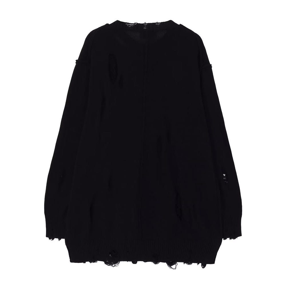 Yohji Yamamoto - 7G2P JERSEY ROUND NECK KNIT