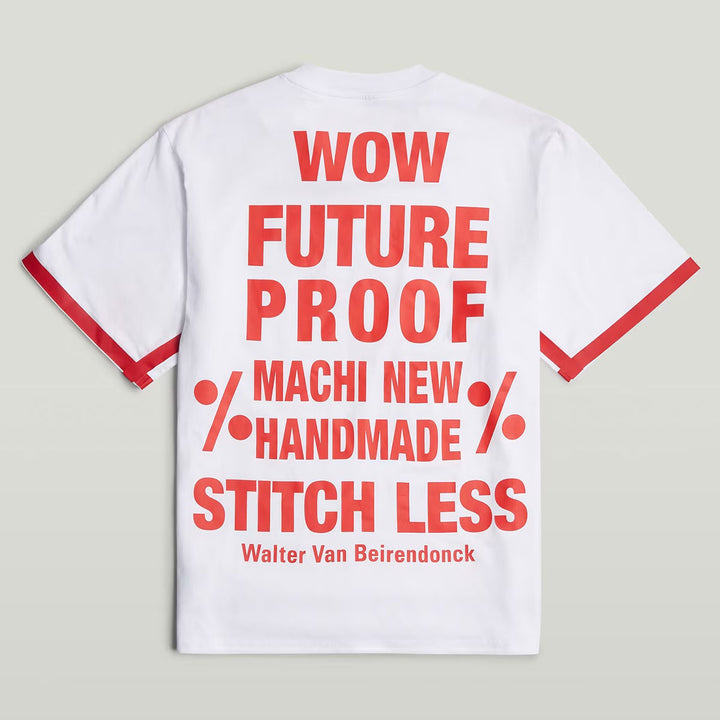 Walter Van Beirendonck - Oversized Boxy Tee Text - G-STAR x Walter Van Beirendonck