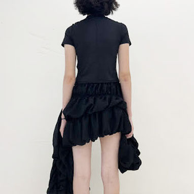 Rokh - TWISTED KNOT HALF SLEEVE TOP