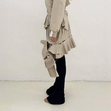 Rokh - BROKEN PLEATS SKIRT
