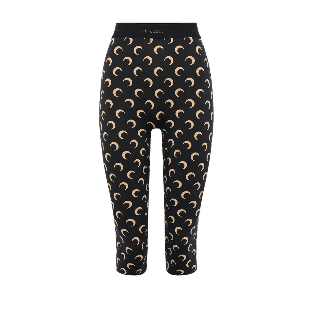 Marine Serre - Recycled Moon Jersey Capri Pants