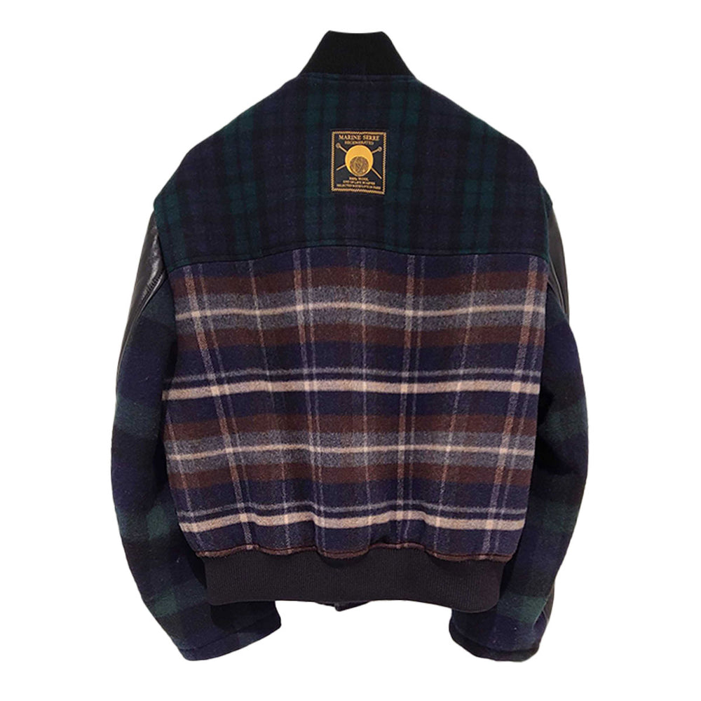 Marine Serre - Regenerated Tartan Scarves Bomber Jacket
