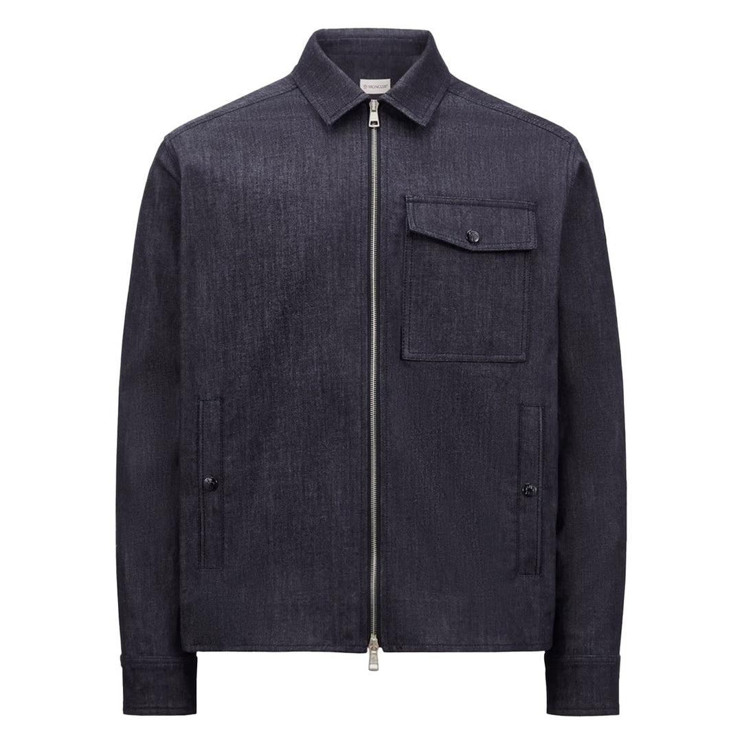 Moncler - デニムジップアップシャツ