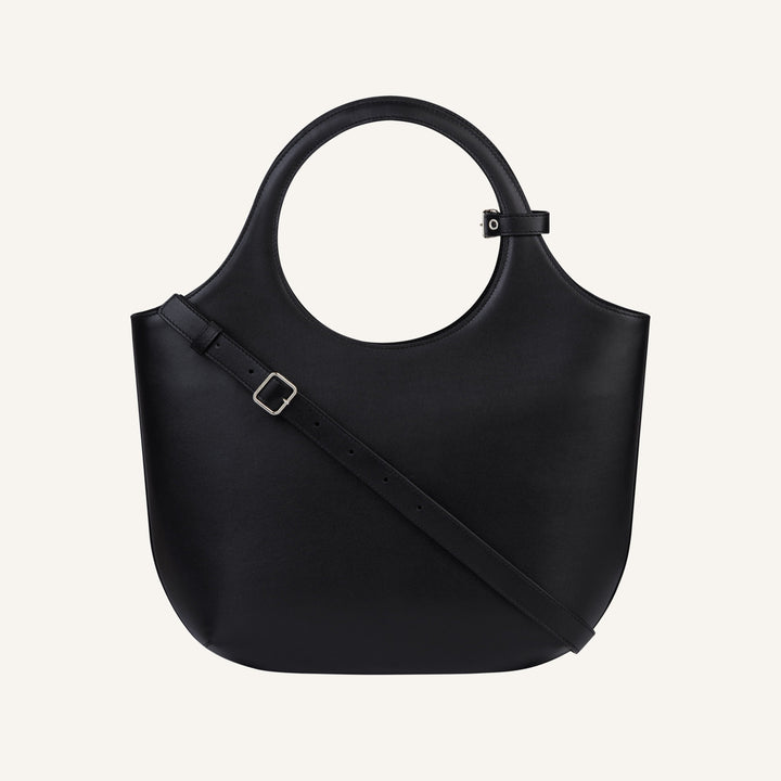 COURREGES - MEDIUM HOLY LEATHER BAG