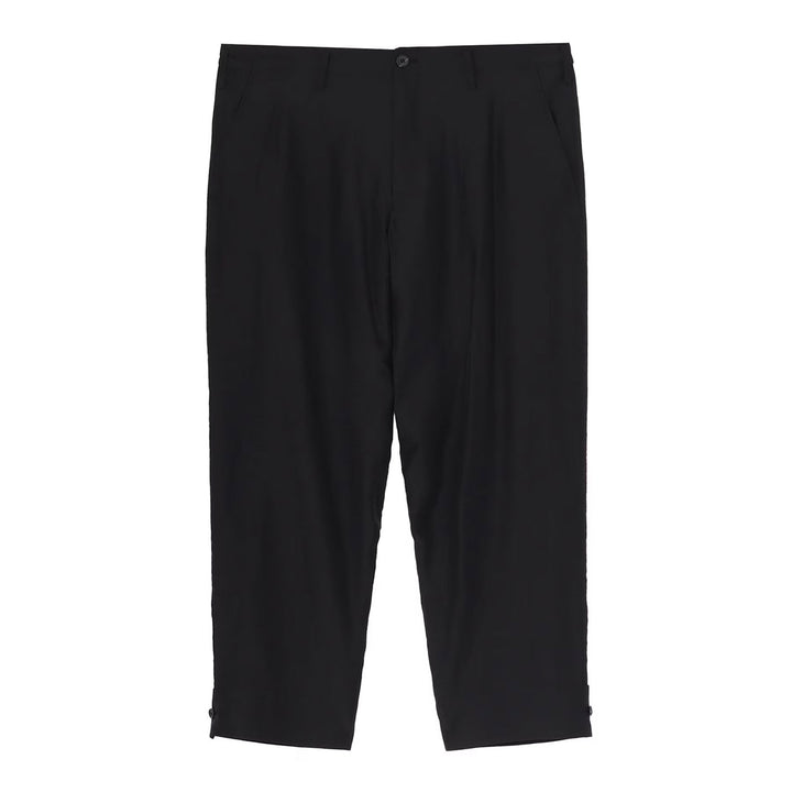 Yohji Yamamoto - Ry/Ny/Cu LAWN BELT HEM PANTS
