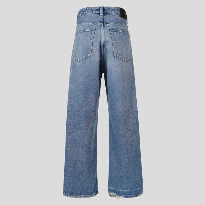 VUJADE - STEVE DISTRESSED SELVEDGE JEANS IN DENIM