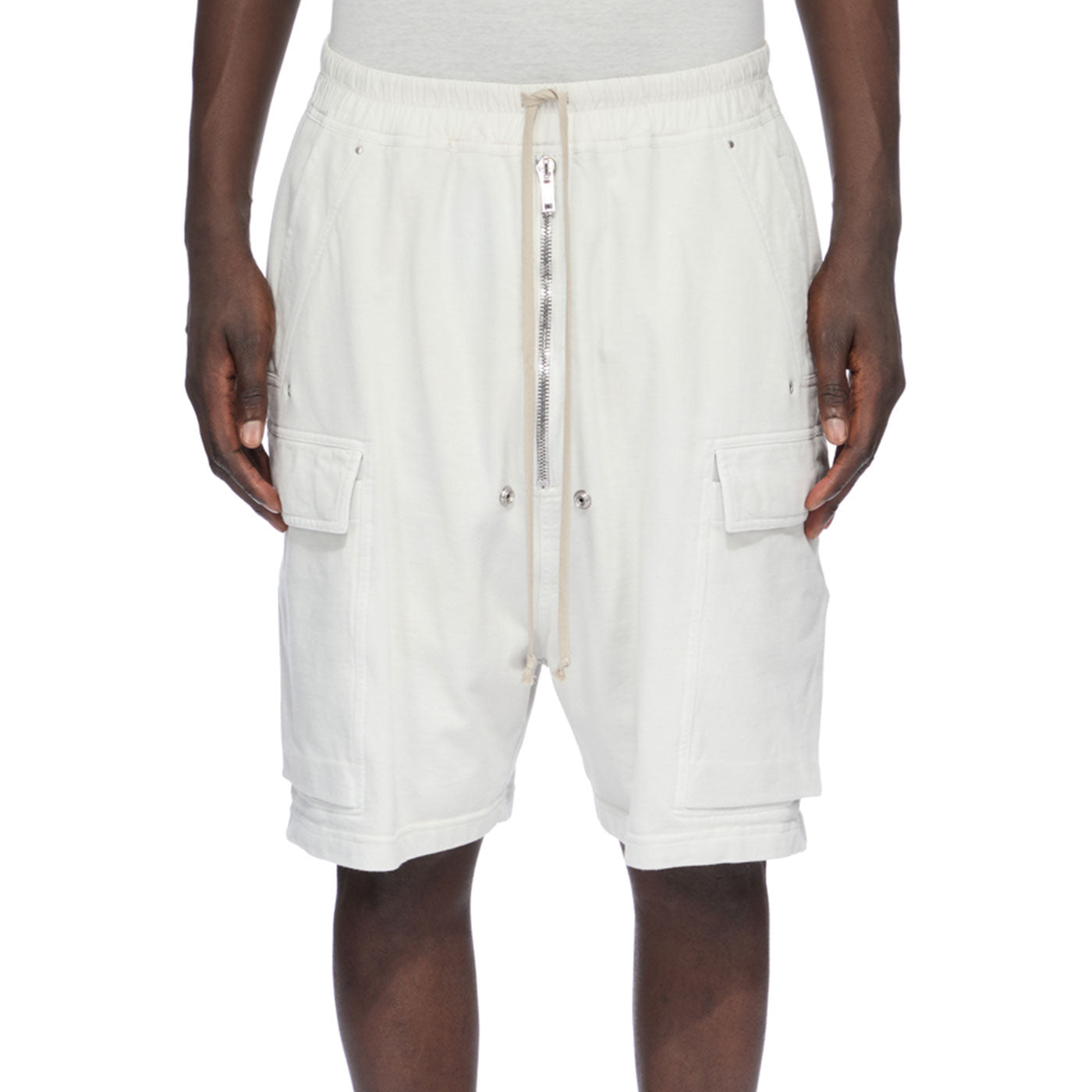 Rick Owens リックオウエンス ショーツ ホワイト Rick Owens DRKSHDW (リック オウエンス ダークシャドウ) | CARGOBELA