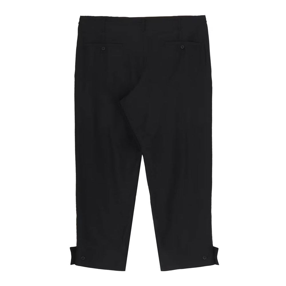 Yohji Yamamoto - Ry/Ny/Cu LAWN BELT HEM PANTS
