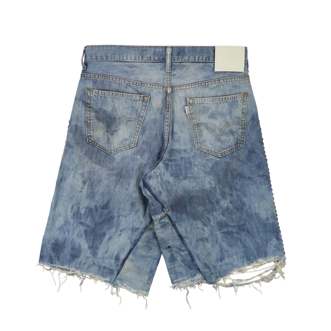 INNOCENCE NY - BAGGY STUDS DENIM  SHORTS【34】