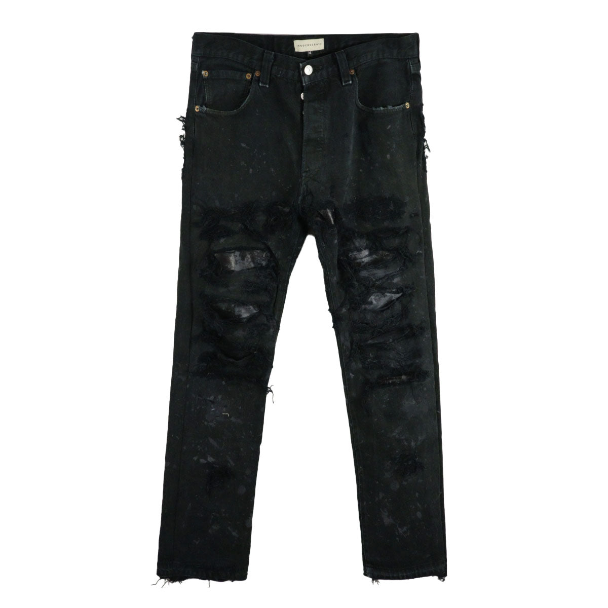 Destroy Leather Denim Pants 34b | Why are you here?