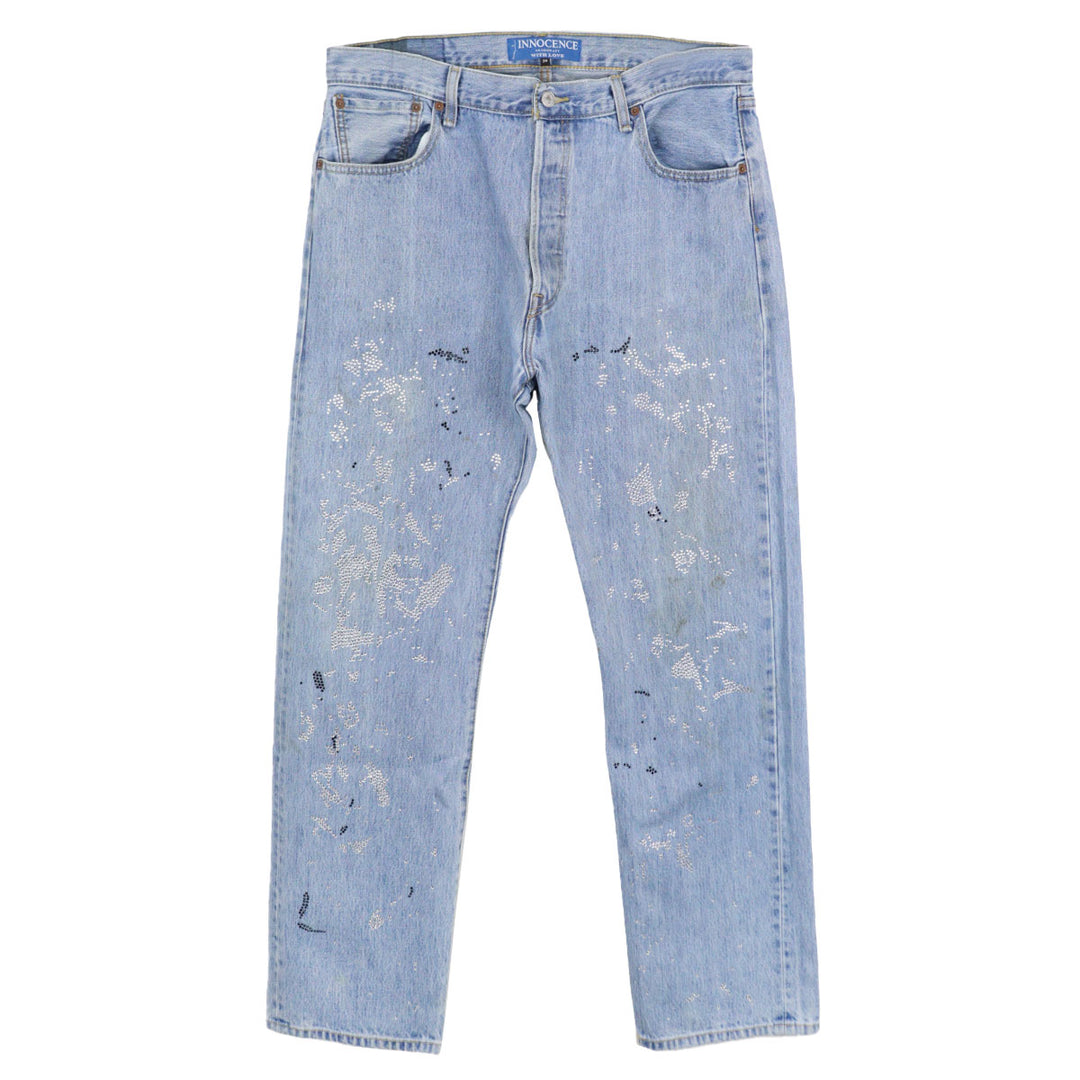 INNOCENCE NY - SPLASH STONE DENIM PANTS 36