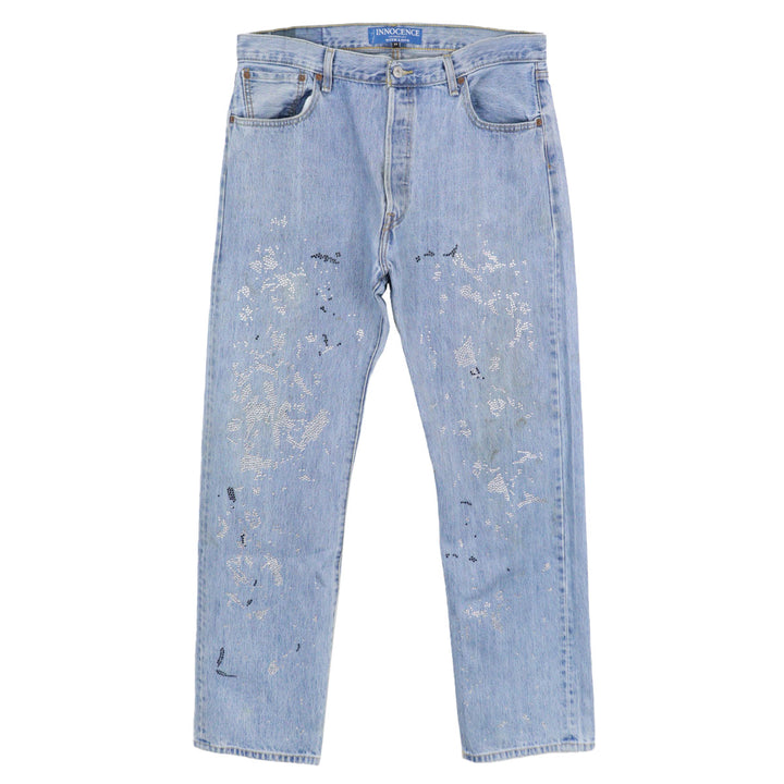 INNOCENCE NY - SPLASH STONE DENIM PANTS 36