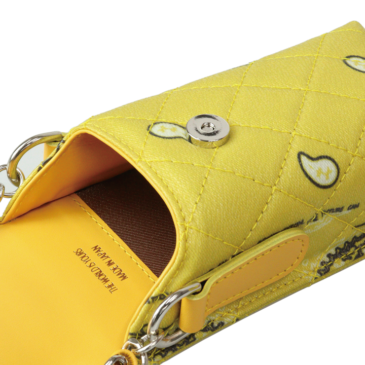 THE WORLD IS YOURS - Paisley Quilting Mini Pouch (SILVER/LONG)