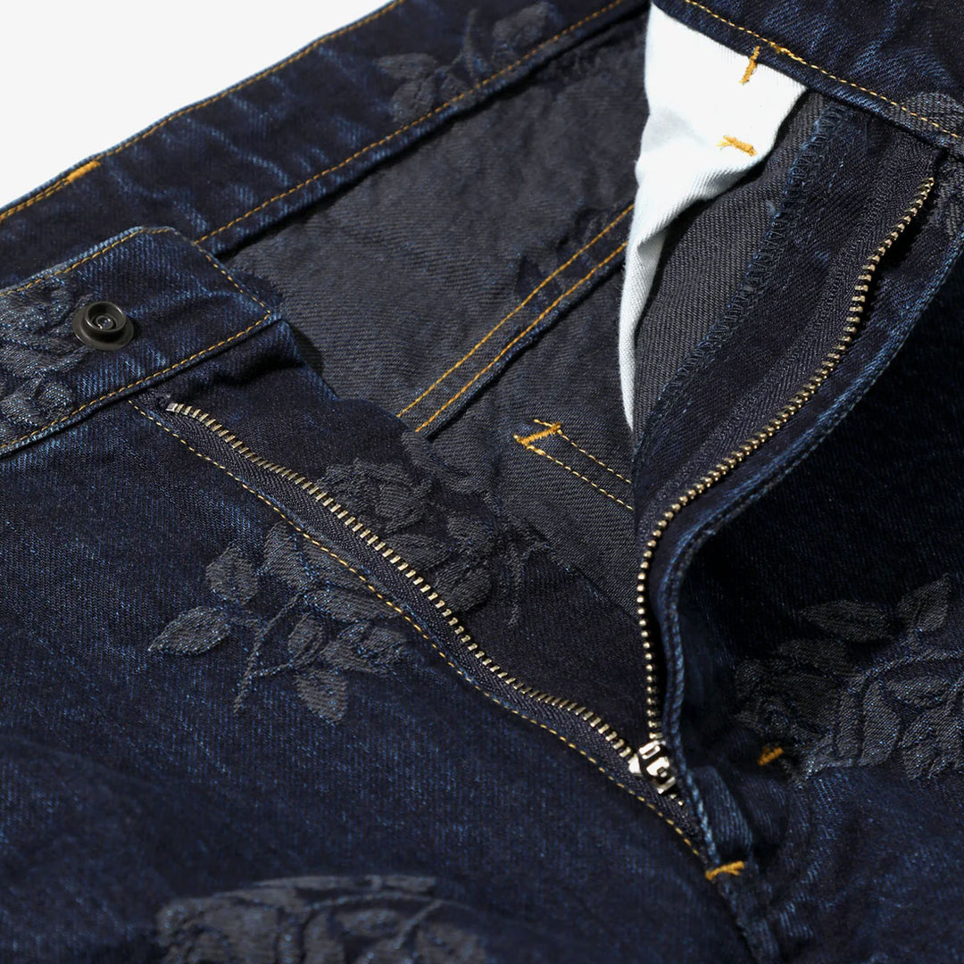 Needles - Boot-Cut Jean-13oz Denim/Rose Jq.