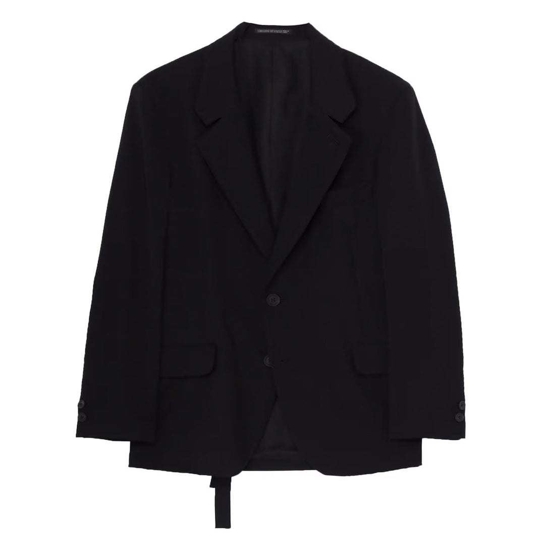 Yohji Yamamoto - WOOL GABARDINE INNER BELT JACKET