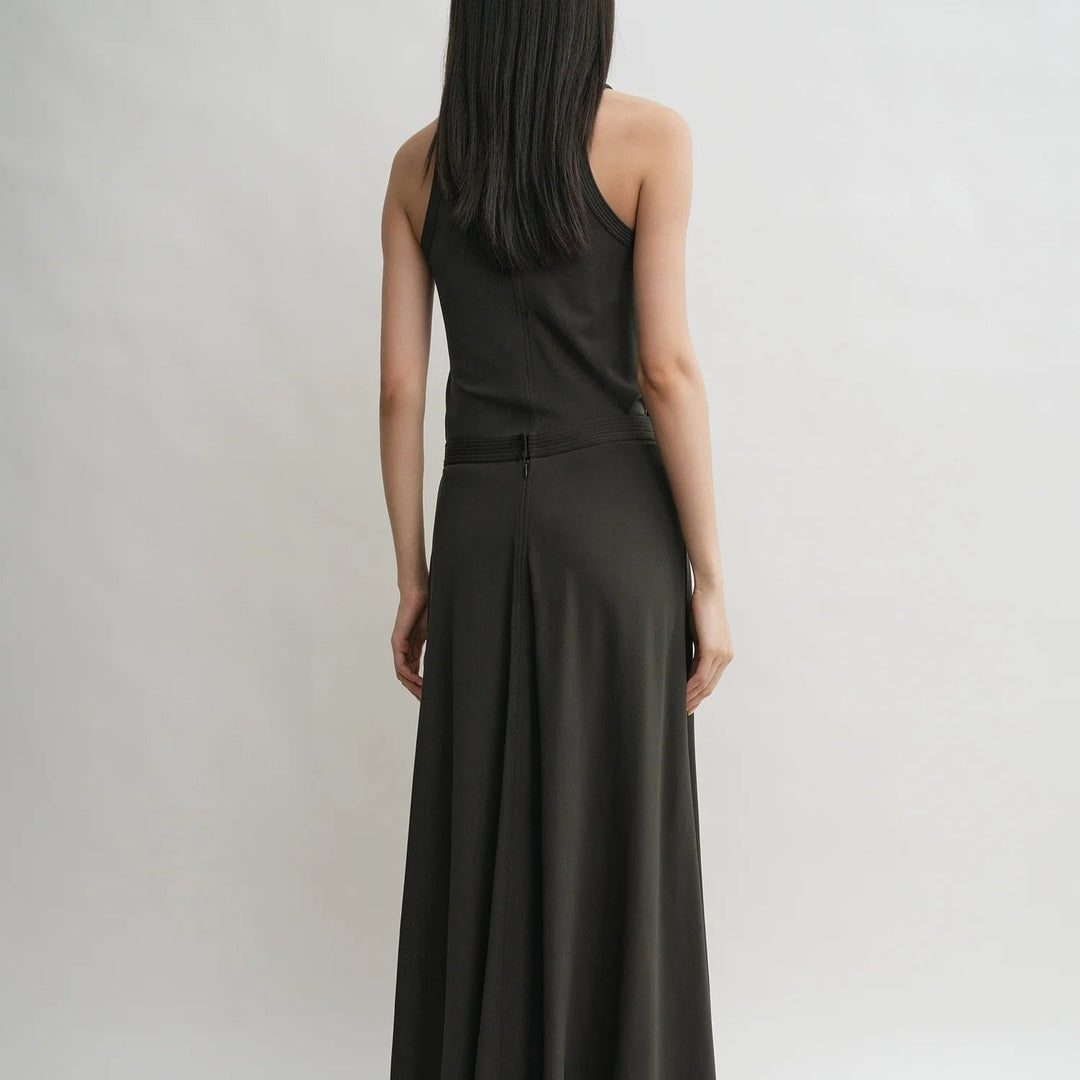 TOTEME - Fluid jersey skirt pepper