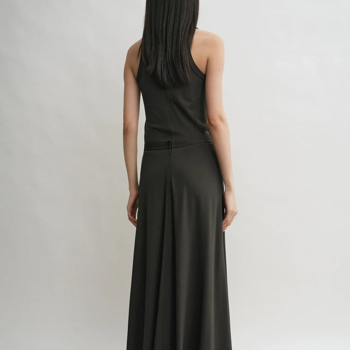 TOTEME - Fluid jersey skirt pepper