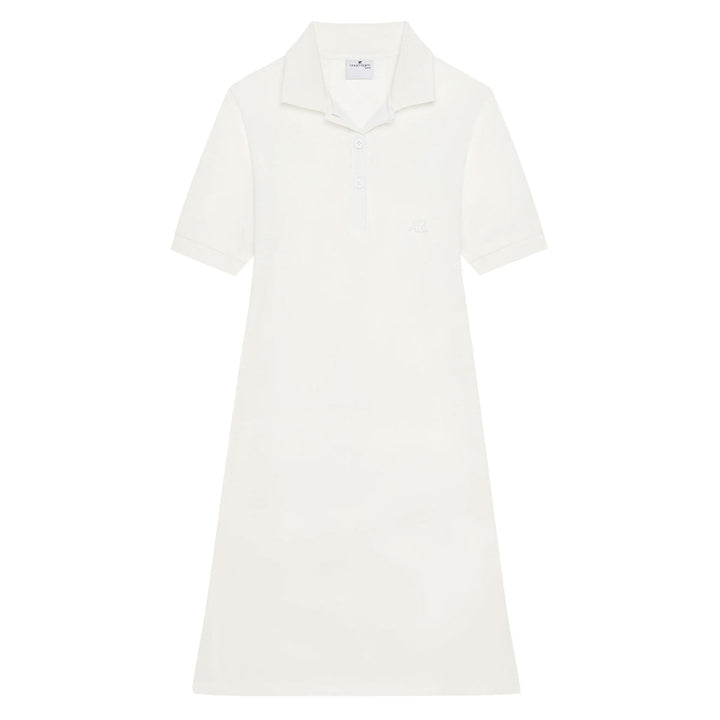 COURREGES - MINI PIQUÉ POLO DRESS