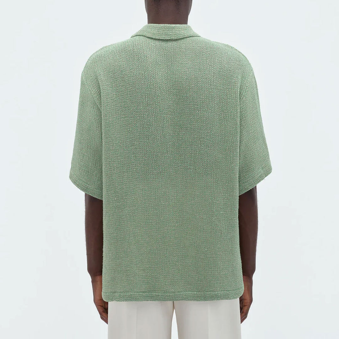 AMIRI - OPEN MESH SHIMMER SHIRT