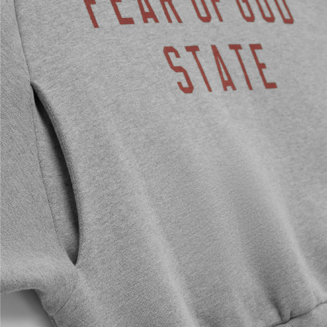 Fear of God ESSENTIALS - Womens FLEECE CROPPED HOODIE