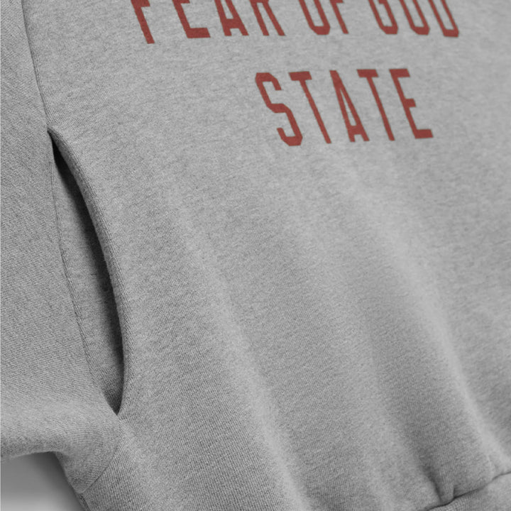 Fear of God ESSENTIALS - Womens FLEECE CROPPED HOODIE