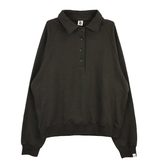 THE WORLD IS YOURS - Logo Patch Polo Sweatshirt