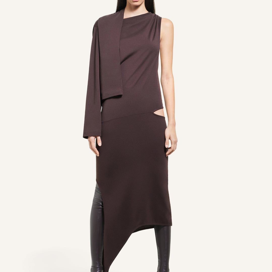 COURREGES - OFF SHOULDER DRESS