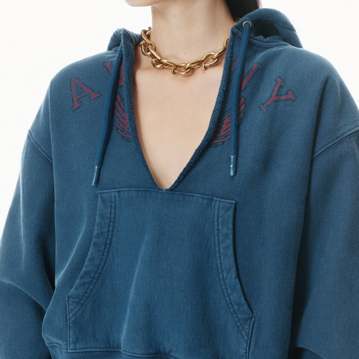 Alexander Wang - ディストレスト コットンフーディー