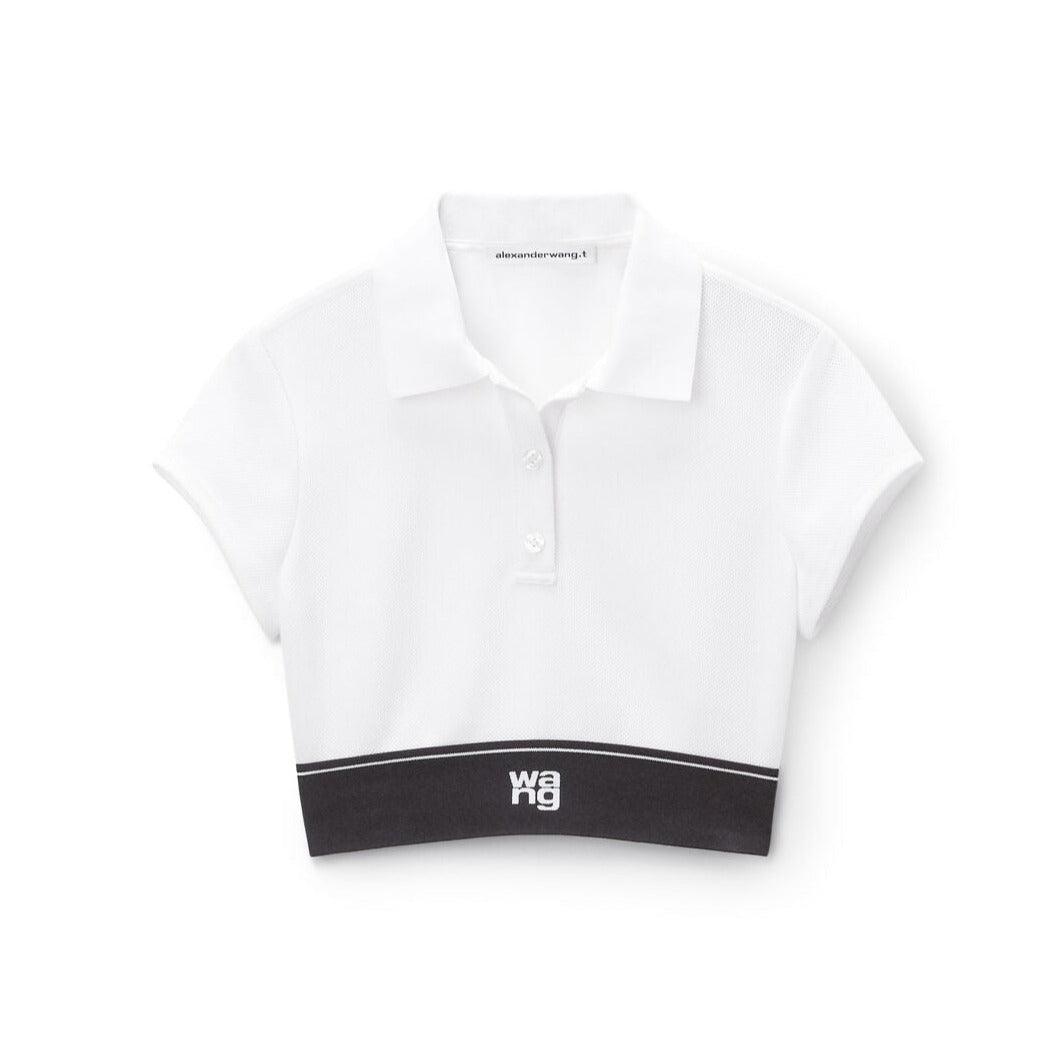 Alexander Wang - ピケ チアリーダー ポロトップス