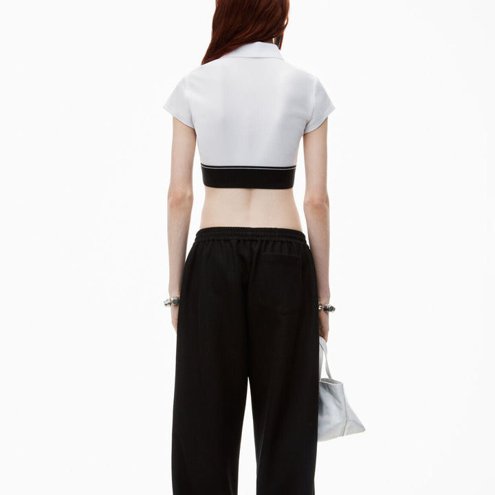 Alexander Wang - ピケ チアリーダー ポロトップス