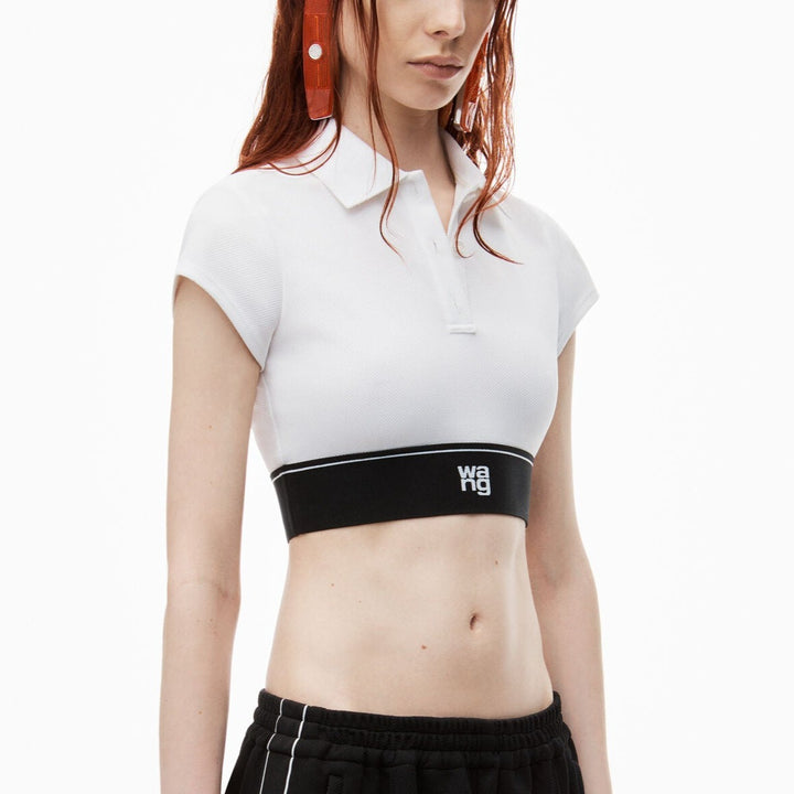 Alexander Wang - ピケ チアリーダー ポロトップス