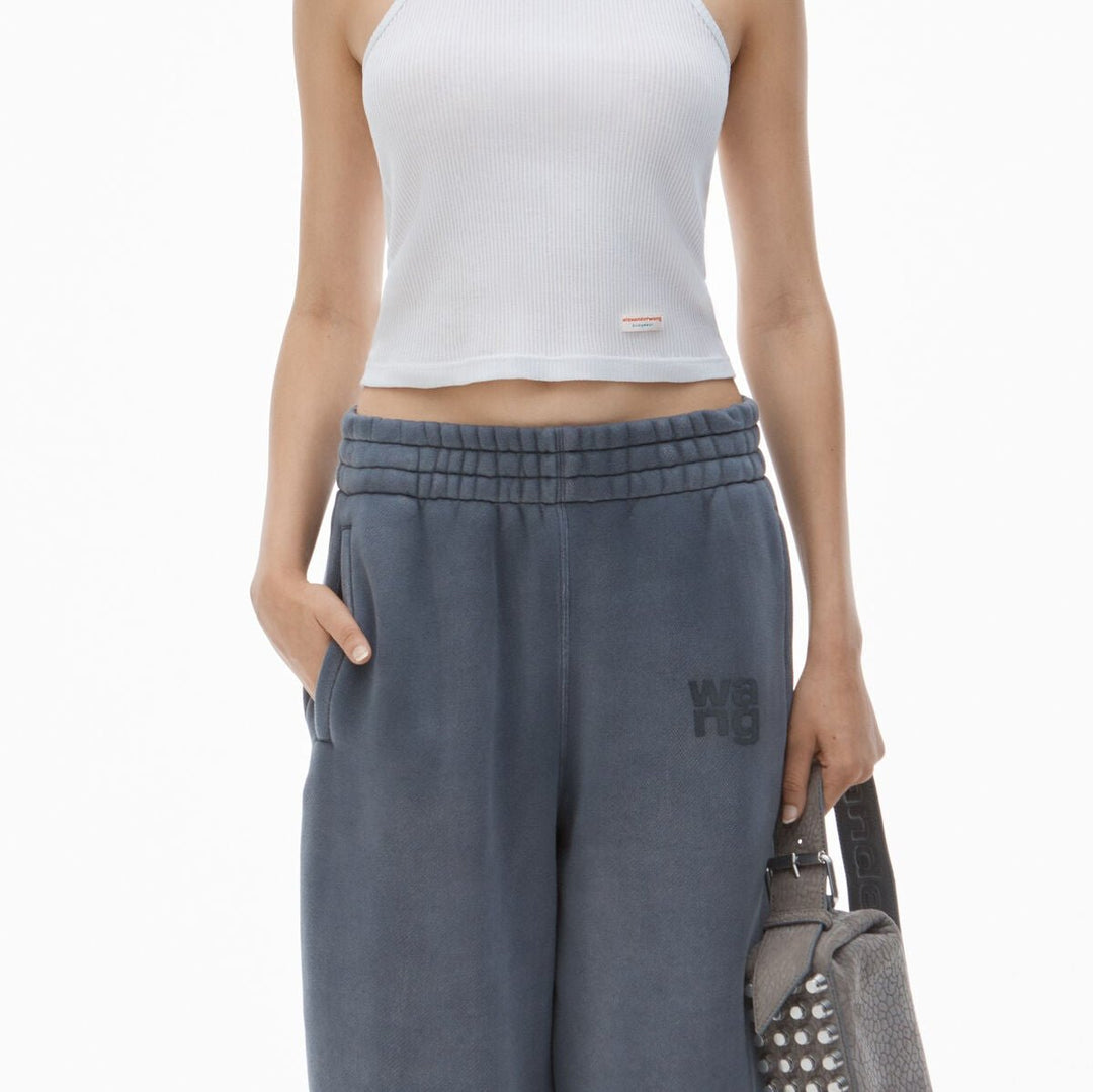 Alexander Wang - エッセンシャルテリー ロゴ スウェットパンツ