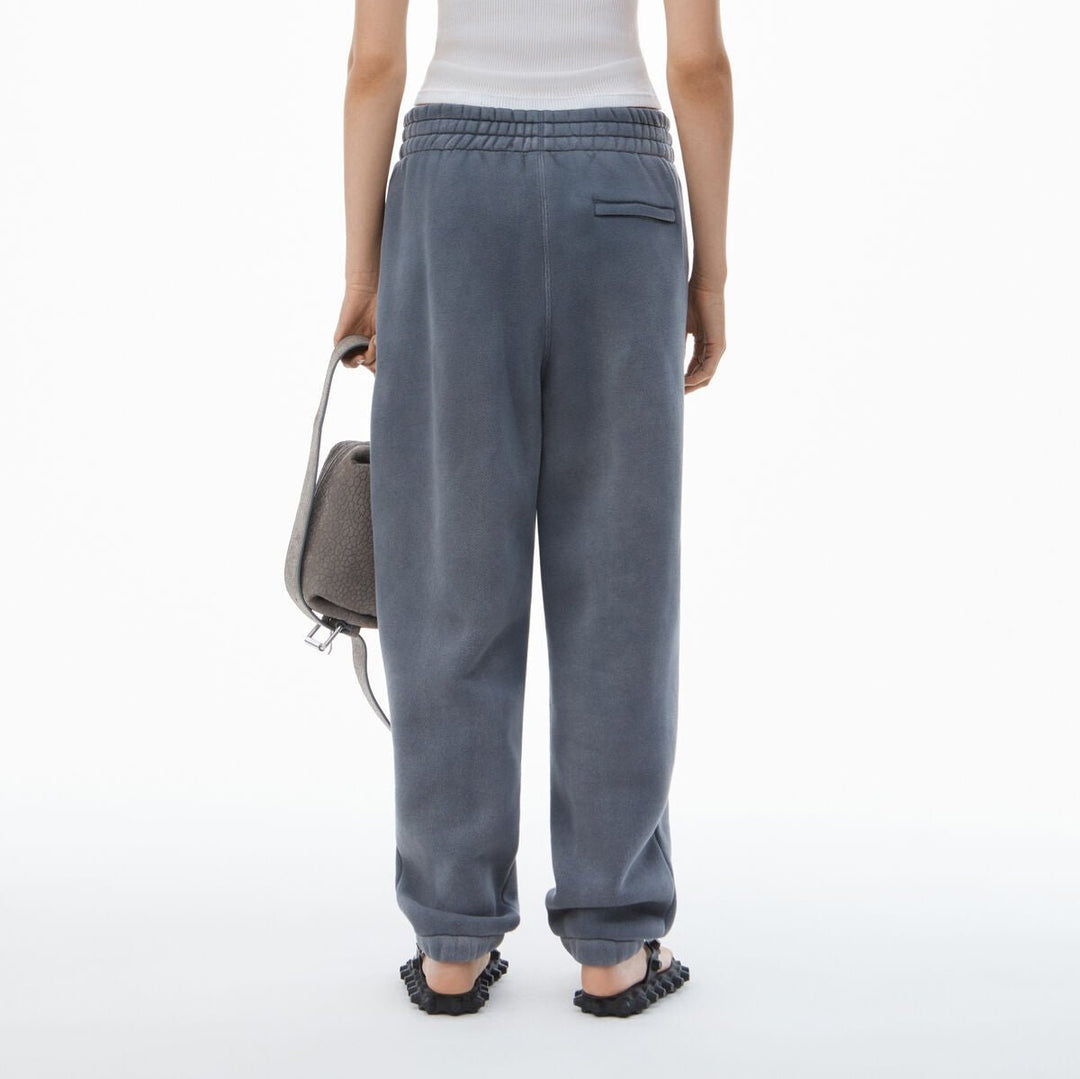 Alexander Wang - エッセンシャルテリー ロゴ スウェットパンツ