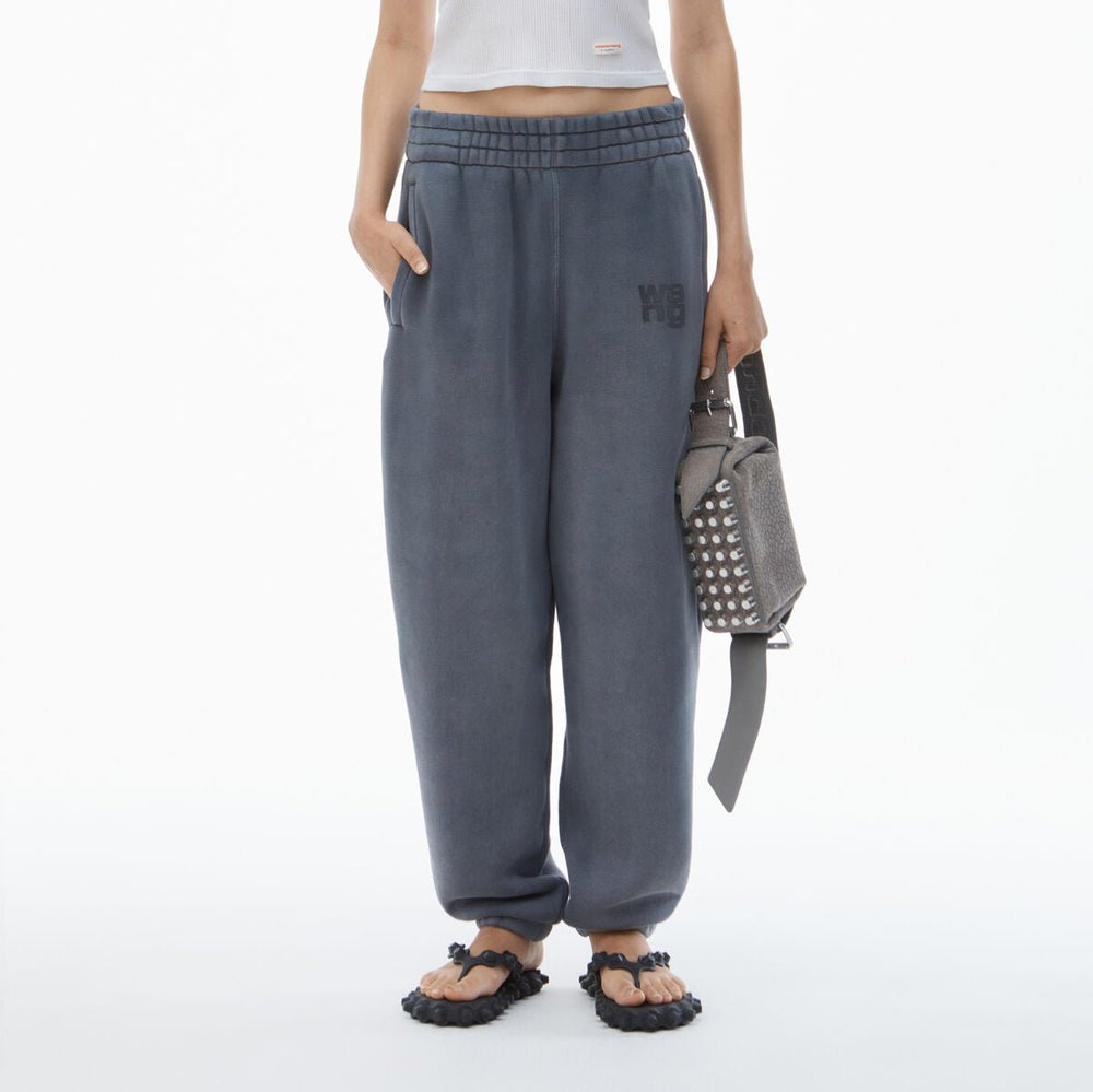 Alexander Wang - エッセンシャルテリー ロゴ スウェットパンツ