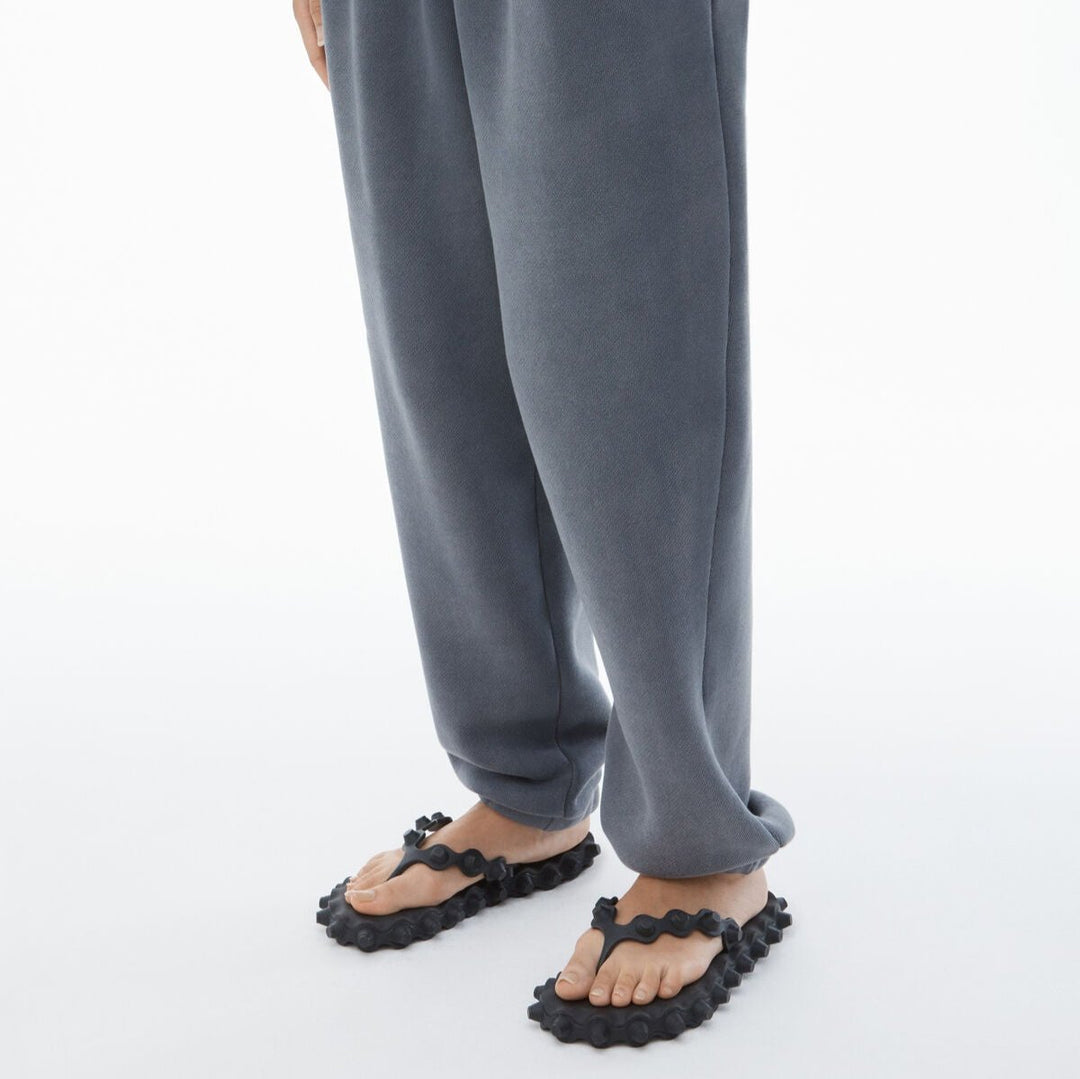 Alexander Wang - エッセンシャルテリー ロゴ スウェットパンツ