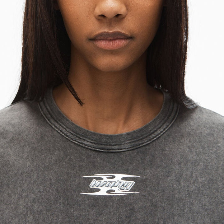 Alexander Wang - ブレード エンボスロゴ コットン tシャツ