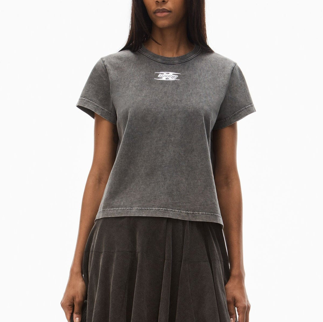 Alexander Wang - ブレード エンボスロゴ コットン tシャツ