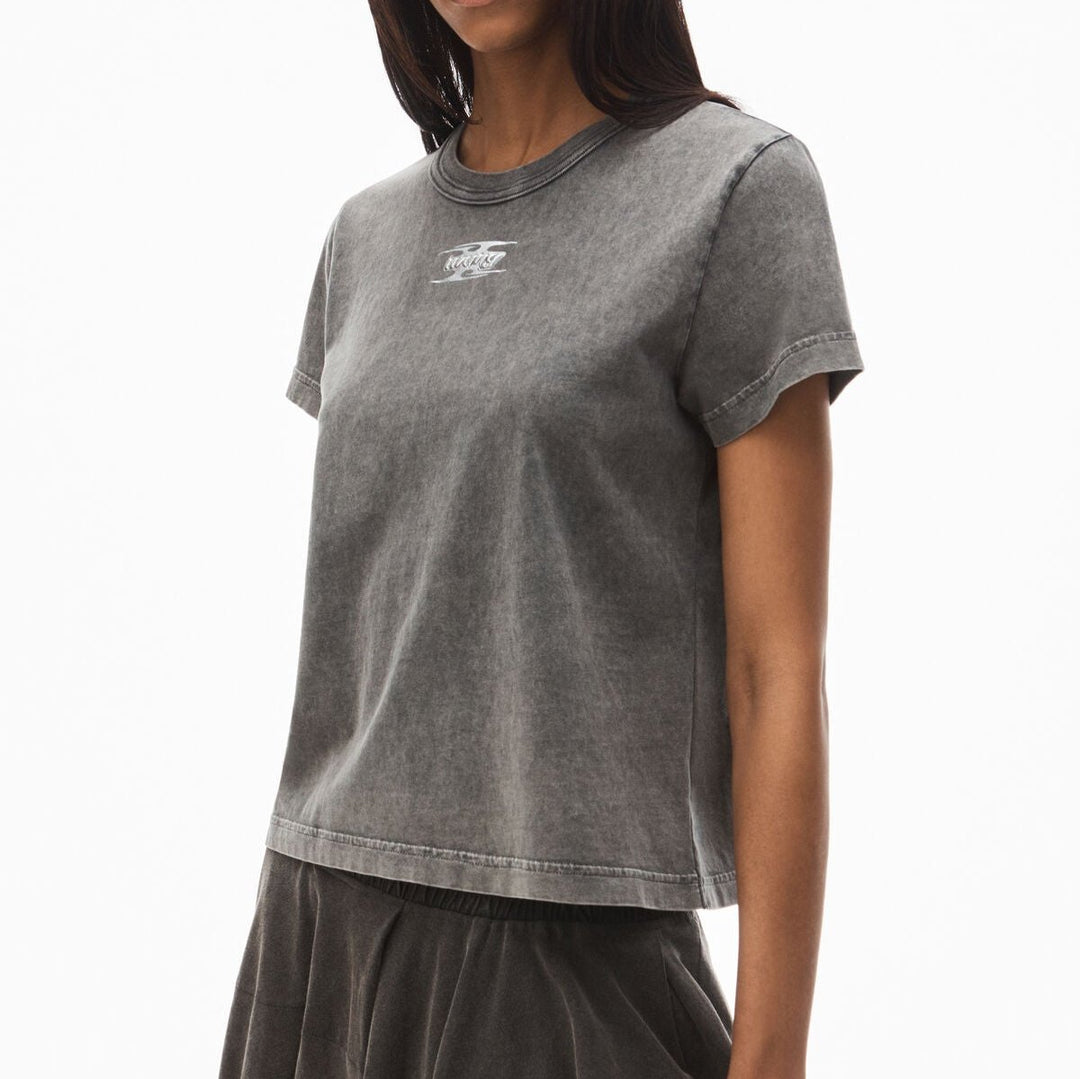 Alexander Wang - ブレード エンボスロゴ コットン tシャツ