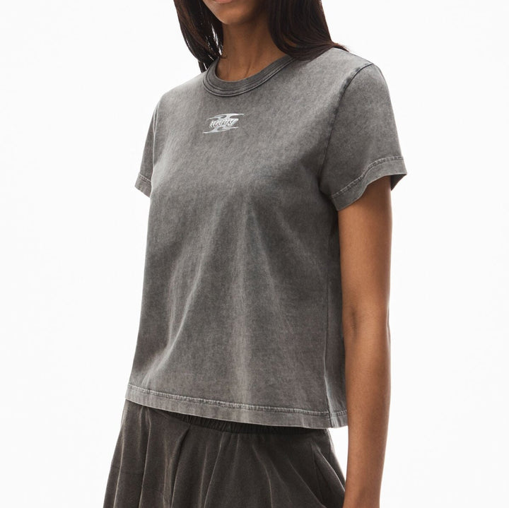 Alexander Wang - ブレード エンボスロゴ コットン tシャツ