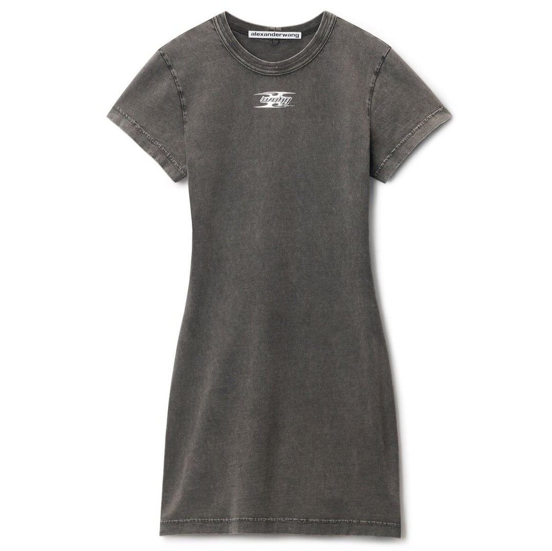 Alexander Wang - ブレード エンボスロゴ コットン ミニドレス