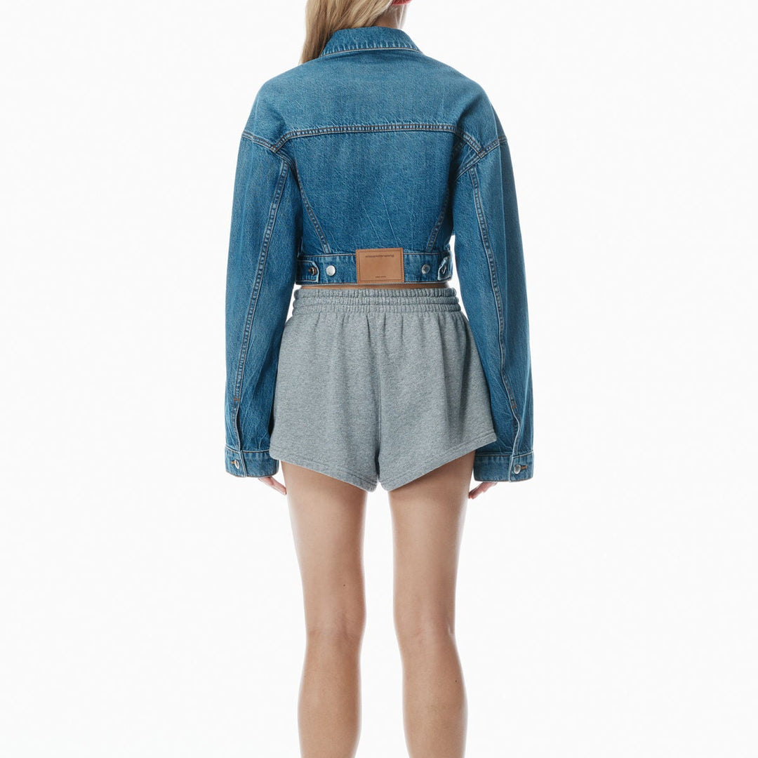 Alexander Wang - リジェン コットンデニム ラップジャケット