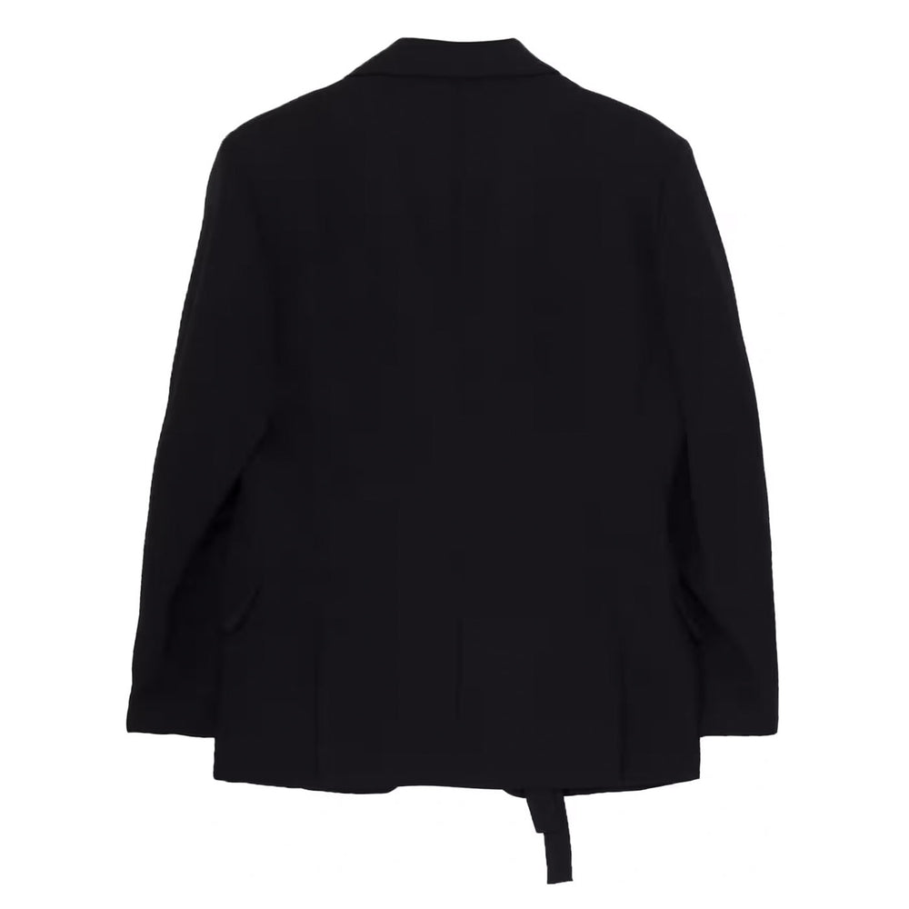 Yohji Yamamoto - WOOL GABARDINE INNER BELT JACKET
