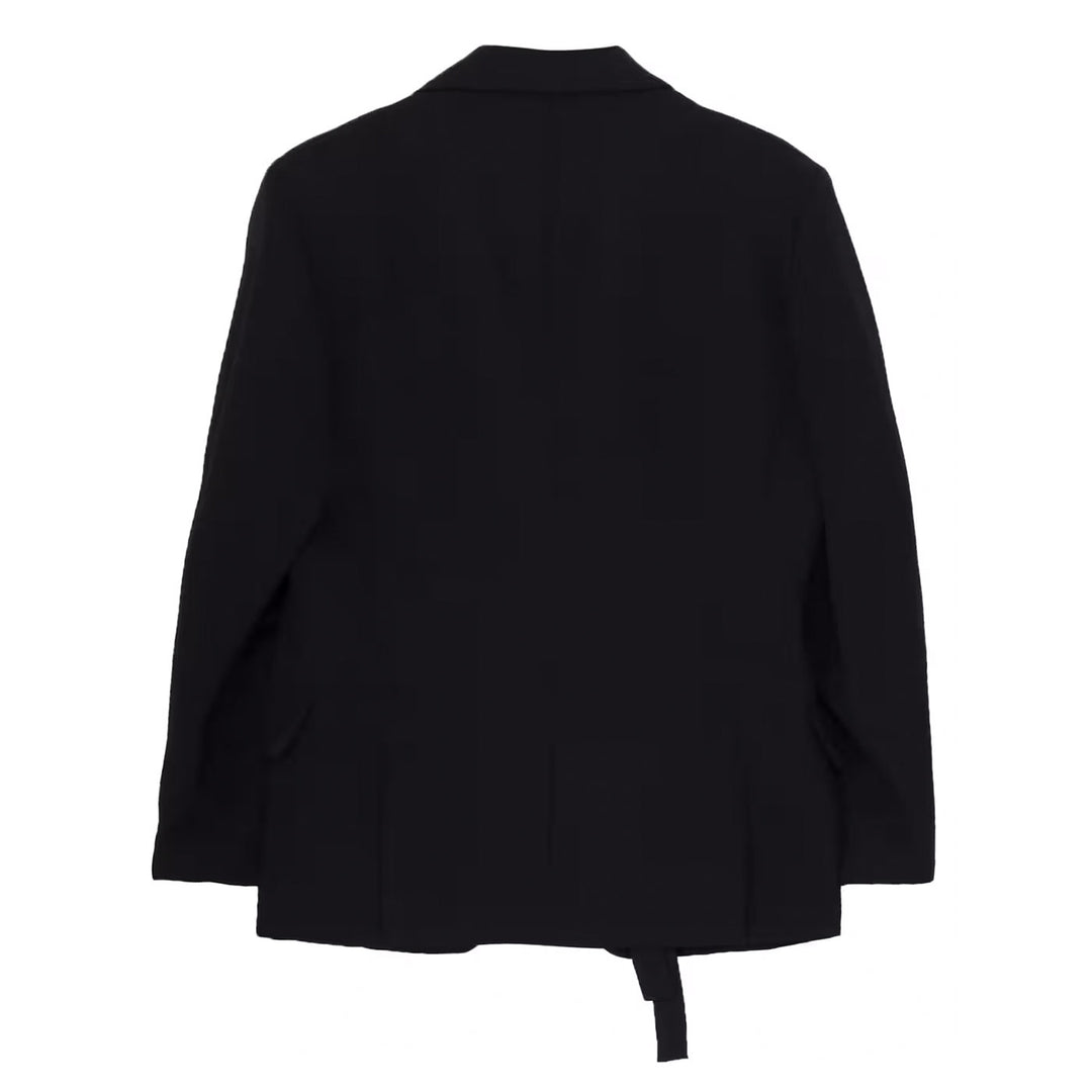 Yohji Yamamoto - WOOL GABARDINE INNER BELT JACKET