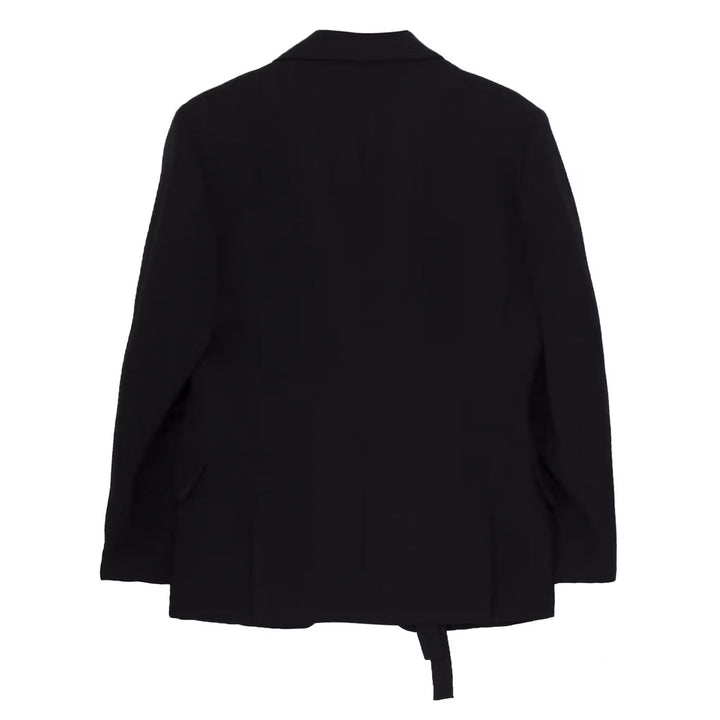 Yohji Yamamoto - WOOL GABARDINE INNER BELT JACKET
