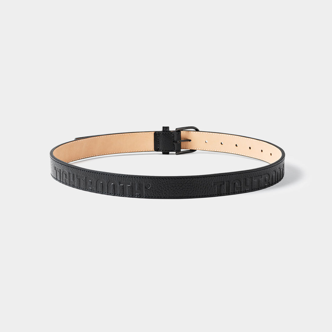 TIGHTBOOTH - LEATHER LOGO BELT