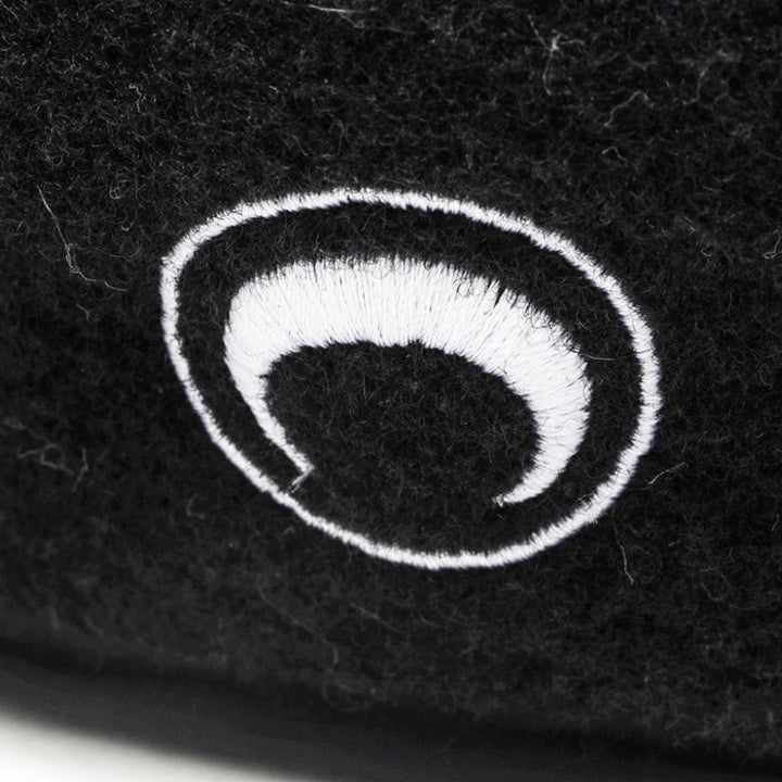 Marine Serre - MOON LOGO FELTED WOOL BERET
