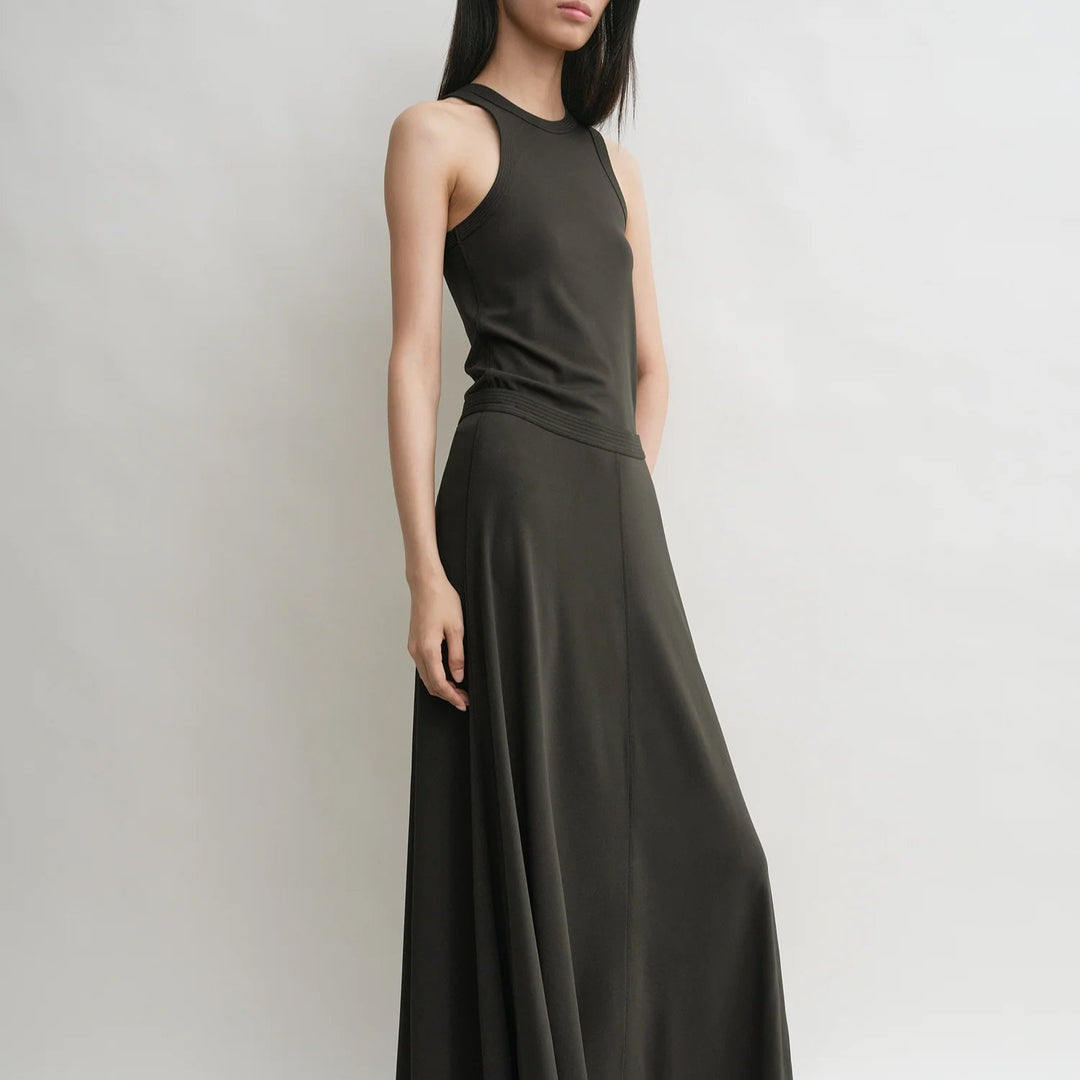 TOTEME - Fluid jersey skirt pepper